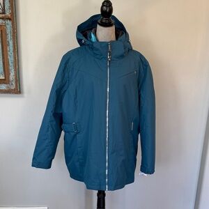 ZeroXposur Women's Teal Winter Jacket NWT 2X